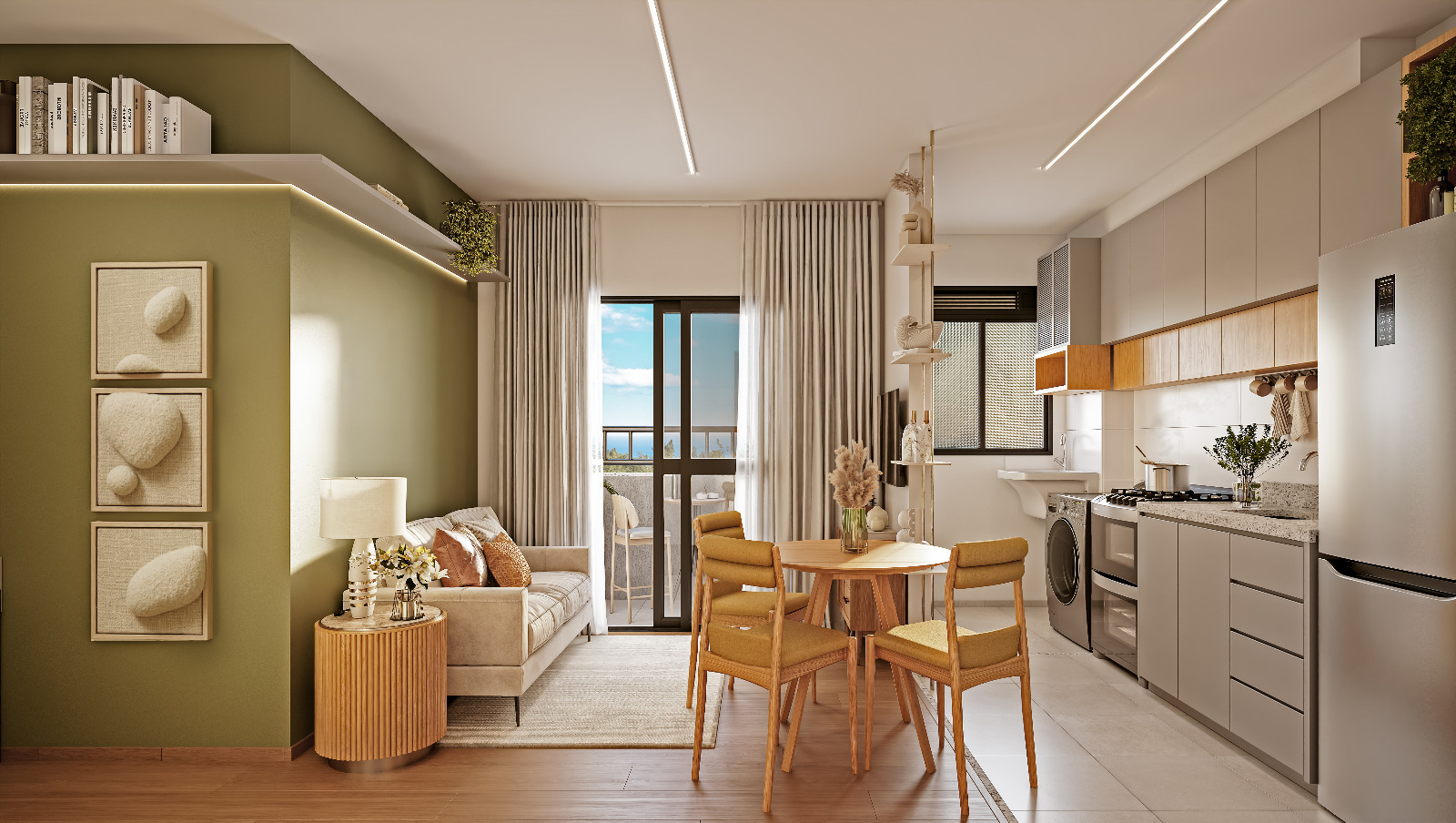 Apartamento decorado do Parque Vila de Setiba